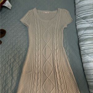 Elegant Cable Knit Dress